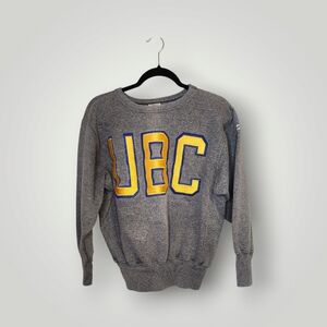Ravens Gray UBC Sweater Sweatshirt Size M University British Columbia
